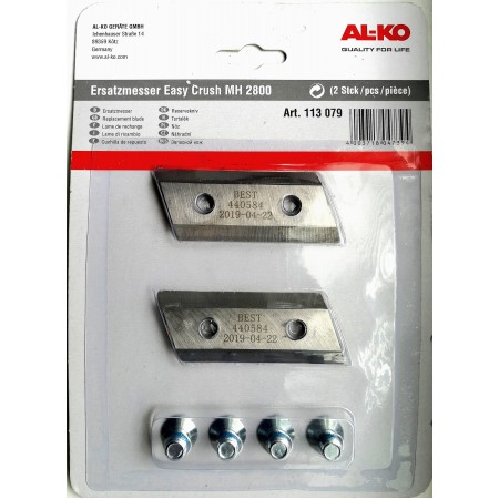 Ножи запасные для измельчителя AL-KO MH 2800 113079