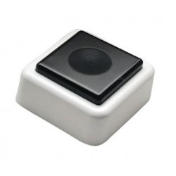 Кнопка звонка ВЗ1-01 квадратная черная кнопка Тритон