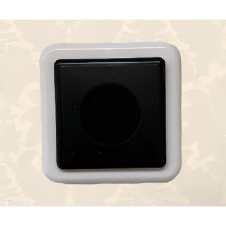 Кнопка звонка ВЗ1-01 квадратная черная кнопка Тритон