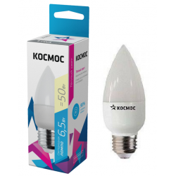 Лампа светодиодная свеча CN 6.5W E27 3000