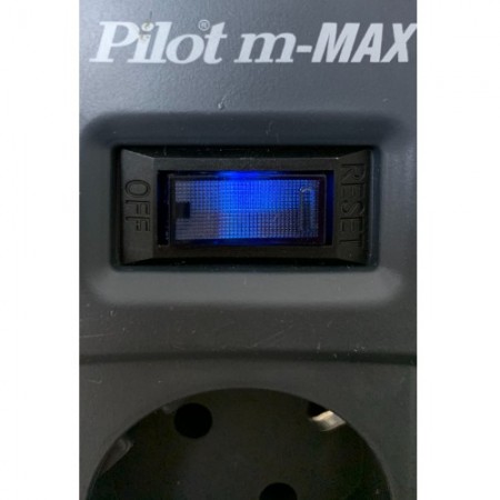 Сетевой фильтр m-MAX 4 розетки 1.8м 3.3кВт 15А Pilot