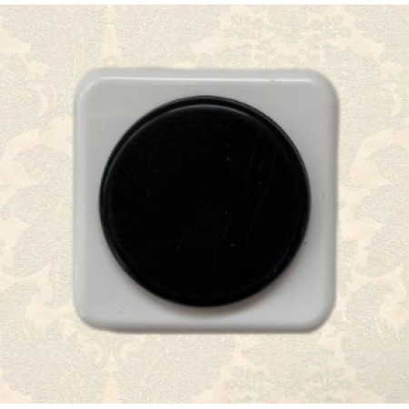 Кнопка звонка ВЗ1-01 круглая черная кнопка Тритон