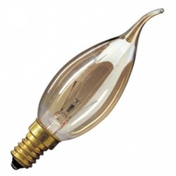 Лампа накаливания 40W 230V Е14 свеча на ветру золотая  10/100шт. 
