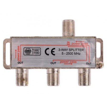 Splitter 3 way 5-2500 МГц  10шт.