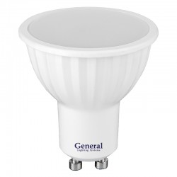 Лампа светодиодная General GLDEN-MR16-B-7-230-GU10-3000, 661170, GU10, 3000К