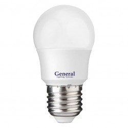 Лампа светодиодная General Стандарт GLDEN-G45F-10-230-E27-6500, 683800, Е-27, 6500 К