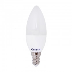 Лампа светодиодная General Стандарт GLDEN-CF-8-230-E14-4500, 638300, E-14, 4500 К