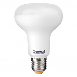 Лампа светодиодная General Стандарт GLDEN-R80-10-230-E27-6500, 628600, E-27, 6500 К