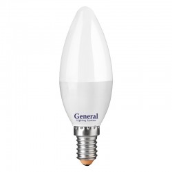 Лампа светодиодная General Стандарт GLDEN-CF-10-230-E14-6500, 682900, E-14, 6500 К