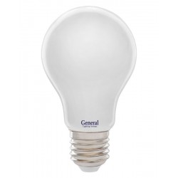 Лампа светодиодная General Филамент GLDEN-A60S-M-10-230-E27-4500, 649936, E-27, 4500 К