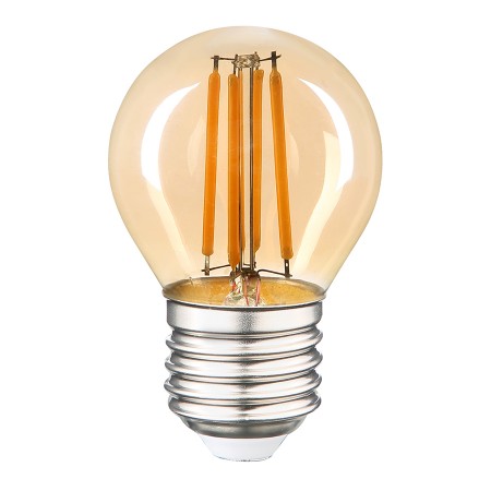 Лампа светодиодная General GLDEN-G45S-7-230-E27-4500, золотая, E27, 4500 К, 661432