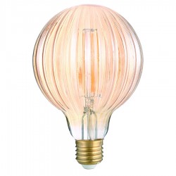 Лампа светодиодная General Золотая полоса GLDEN-G95S-GR-8-230-E27-2700, золотая, E27, 2700 К, 661400
