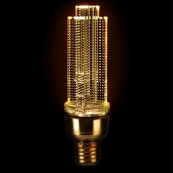 Лампа светодиодная General Филамент GLDEN-CRYSTAL-5-230-E27-2700 , 661018, E-27, 2700 К, золотая