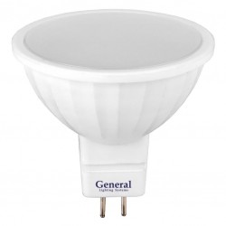 Лампа светодиодная General Стандарт GLDEN-MR16-12-230-GU5.3-3000, 660313, GU-5.3, 3000 К