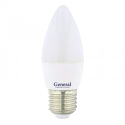 Лампа светодиодная General Стандарт GLDEN-CF-7-230-E27-2700, 650000, E-27, 2700 К